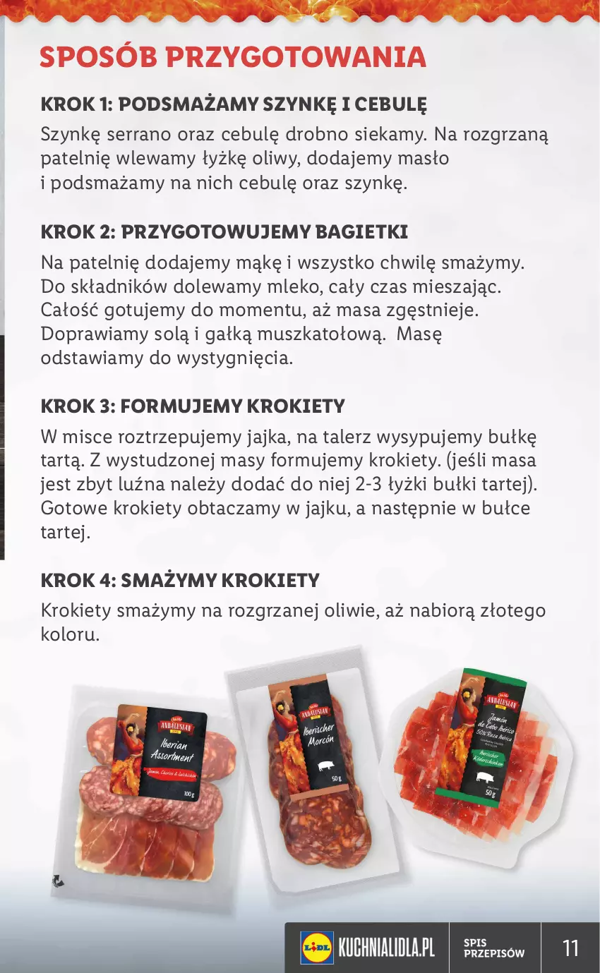 Gazetka promocyjna Lidl - KATALOG ANDALUZJA - ważna 20.06 do 25.06.2022 - strona 11 - produkty: Krokiety, Masło, Mleko, Mus, Ser, Talerz