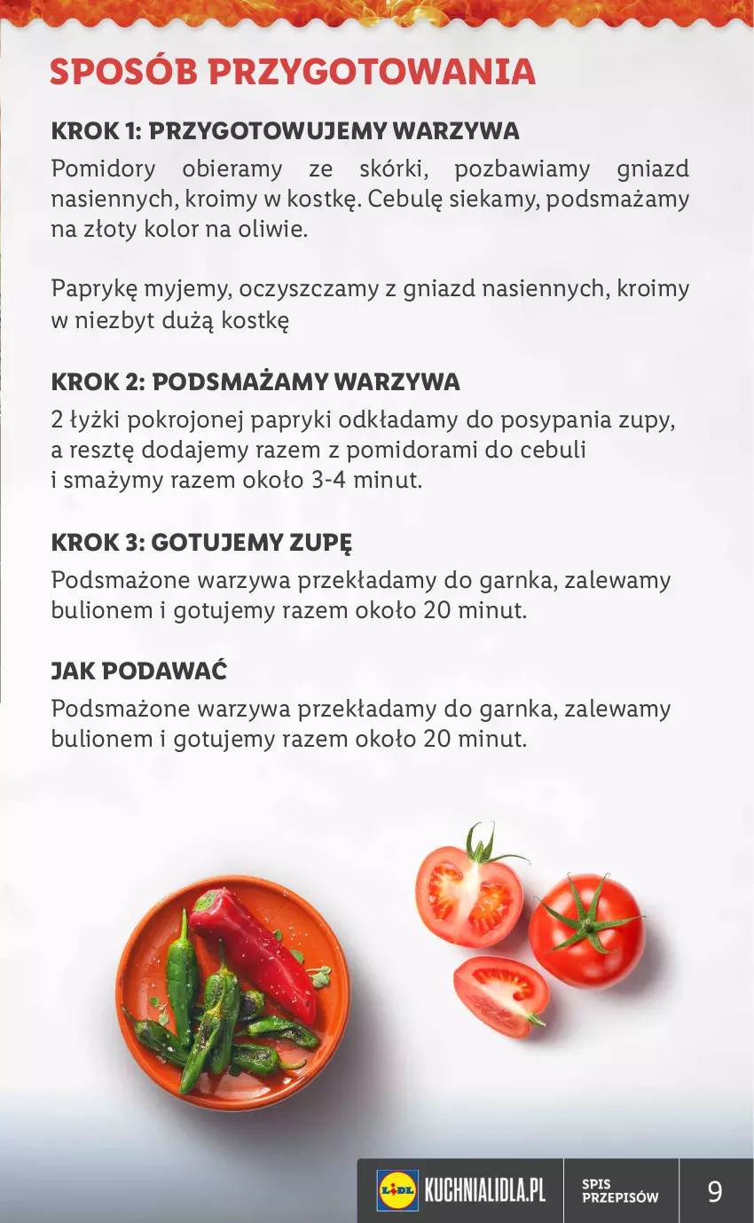 Gazetka promocyjna Lidl - KATALOG ANDALUZJA - ważna 20.06 do 25.06.2022 - strona 9 - produkty: Bulion, Lion, Pomidory, Warzywa