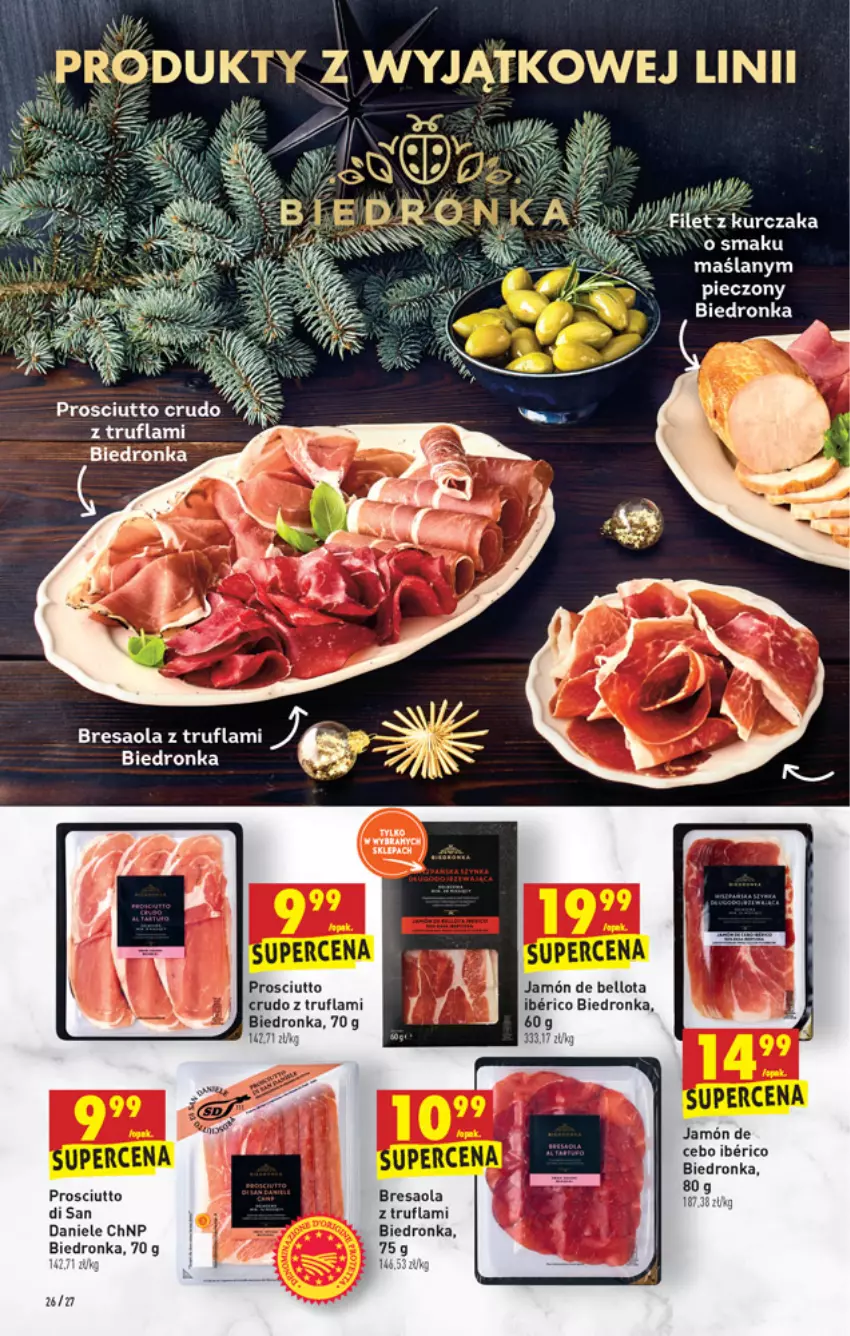 Gazetka promocyjna Biedronka - W tym tygodniu PM - ważna 09.12 do 15.12.2021 - strona 26 - produkty: Bell, Bresaola, Dron, Piec, Prosciutto