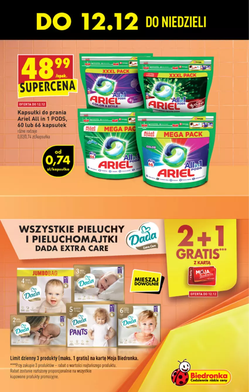 Gazetka promocyjna Biedronka - W tym tygodniu PM - ważna 09.12 do 15.12.2021 - strona 9 - produkty: Ariel, Dron, Gra, Kapsułki do prania, Por