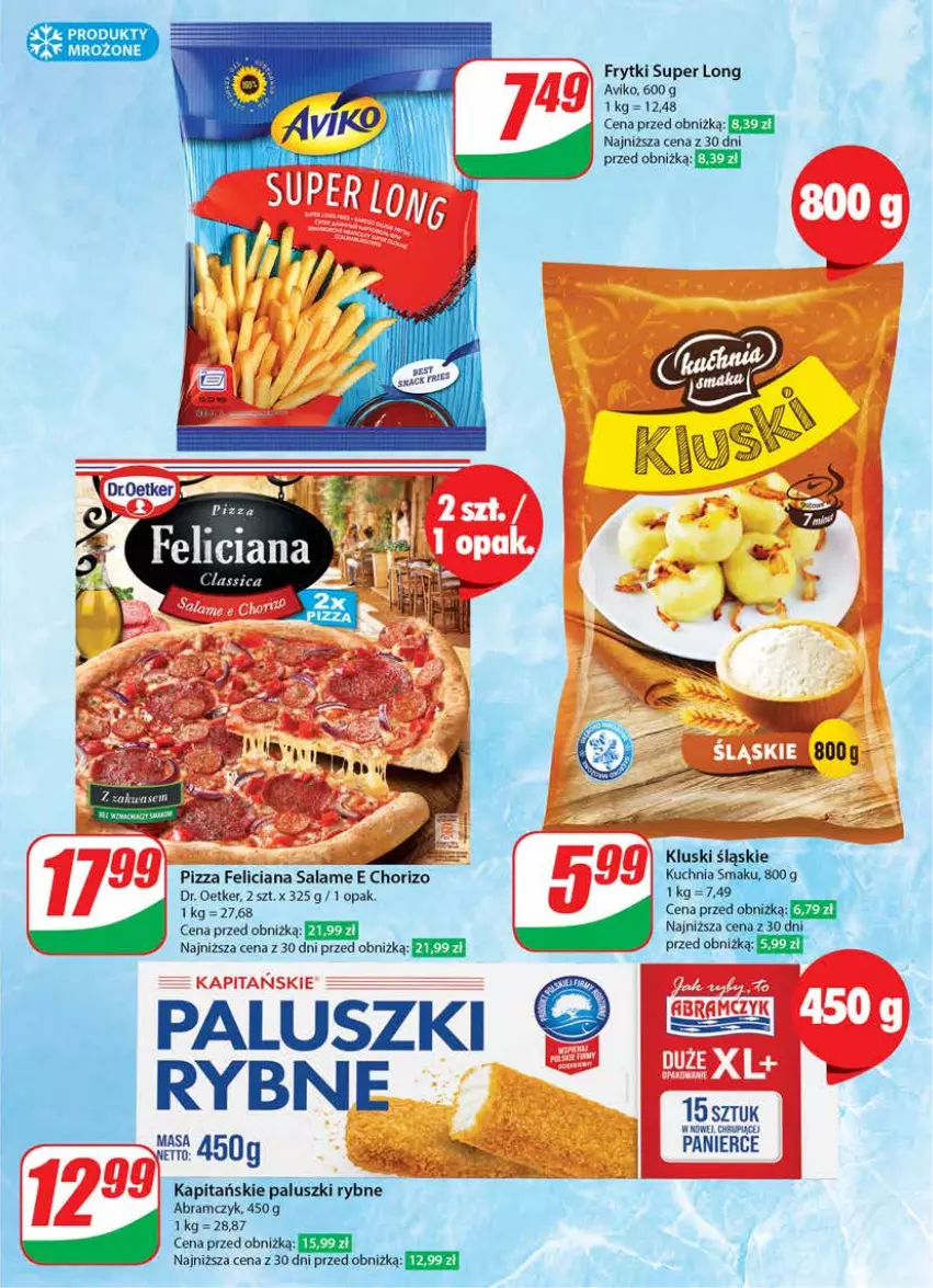 Gazetka promocyjna Dino - Gazetka 36 / 2024 - ważna 04.09 do 10.09.2024 - strona 23 - produkty: Dr. Oetker, Feliciana, Frytki, Paluszki rybne, Pizza