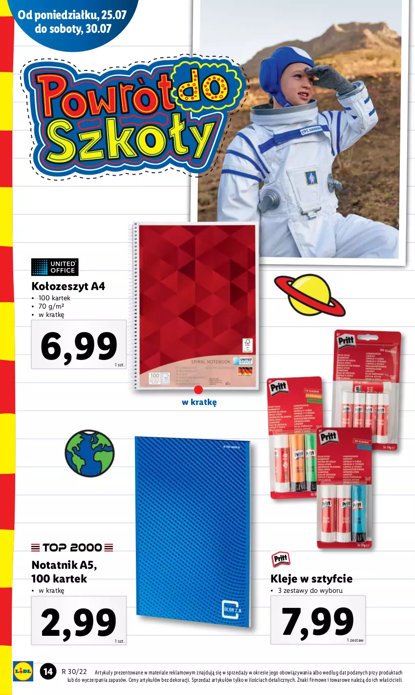 Gazetka promocyjna Lidl - GAZETKA - ważna 25.07 do 30.07.2022 - strona 14 - produkty: Klej