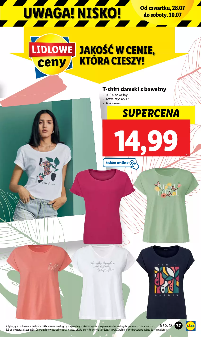 Gazetka promocyjna Lidl - GAZETKA - ważna 25.07 do 30.07.2022 - strona 37 - produkty: T-shirt, Waga