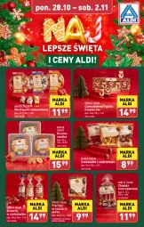 Gazetka promocyjna Aldi - Pełna oferta - Gazetka - ważna od 02.11 do 02.11.2024 - strona 13 - produkty: Piernik, Ciastka, Ser, Orzechy w czekoladzie, Chleb