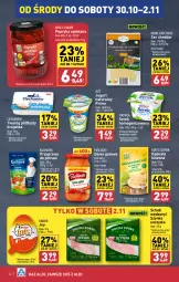 Gazetka promocyjna Aldi - Pełna oferta - Gazetka - ważna od 02.11 do 02.11.2024 - strona 24 - produkty: Jogurt naturalny, Cheddar, Ser, Kucharek, Twaróg, Piątnica, Zott, Jogurt, Papryka, Serek homogenizowany, Szynka, Serek, Twaróg półtłusty, Pudliszki, Przyprawa do potraw, Kinder, Danie gotowe