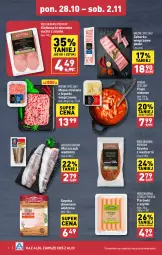 Gazetka promocyjna Aldi - Pełna oferta - Gazetka - ważna od 02.11 do 02.11.2024 - strona 6 - produkty: Mięso mielone, Mięso mielone z łopatki wieprzowej, Kiełbasa krakowska, Parówki, Parówki z szynki, Mięsne specjały, Golden Seafood, Szynka, Flaki, Kiełbasa, Flaki wołowe, Mięso