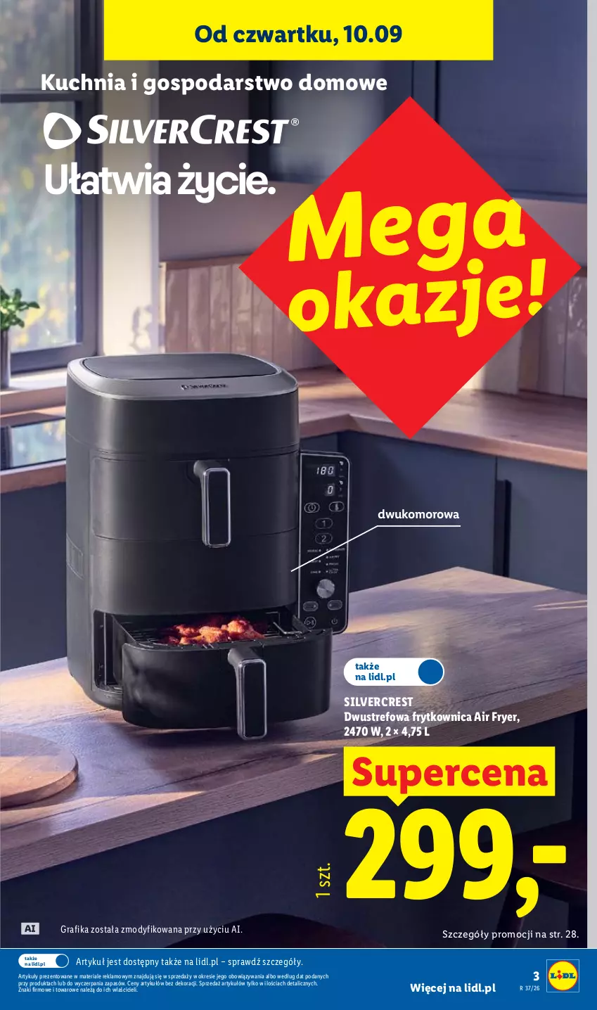 Gazetka promocyjna Lidl - Gazetka ważna od 07.09. do 12.09. - ważna 07.09 do 12.09.2026 - strona 3 - produkty: Gra, Grafika, Kuchnia, Silvercrest