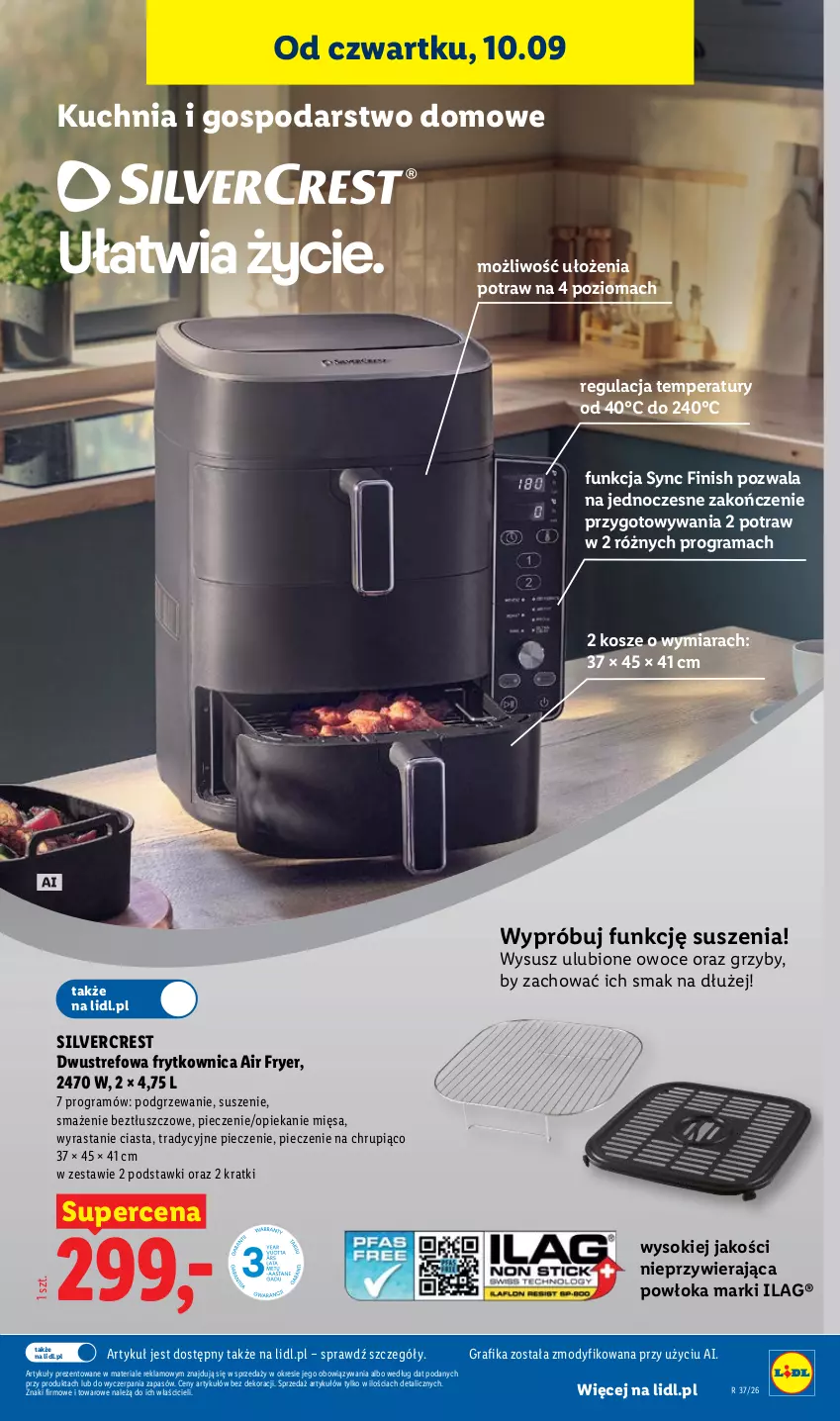 Gazetka promocyjna Lidl - Gazetka ważna od 07.09. do 12.09. - ważna 07.09 do 12.09.2026 - strona 33 - produkty: Finish, Gra, Grafika, Grzyby, Kosz, Kuchnia, Owoce, Piec, Rama, Silvercrest, Sok