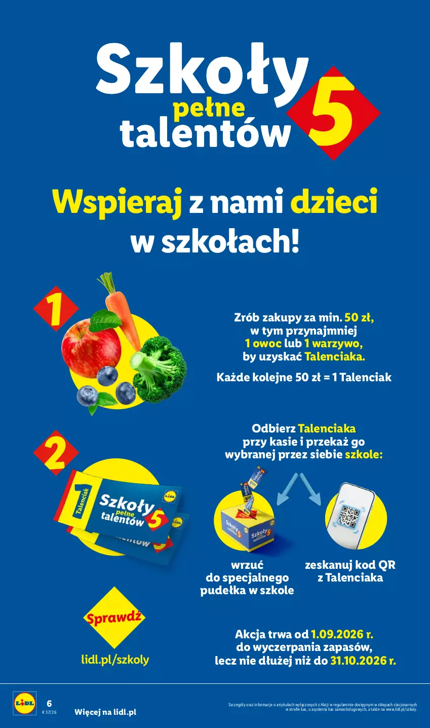 Gazetka promocyjna Lidl - Gazetka ważna od 07.09. do 12.09. - ważna 07.09 do 12.09.2026 - strona 6 - produkty: Dzieci, Olej