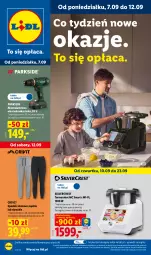 Gazetka promocyjna Lidl - Gazetka ważna od 07.09. do 12.09. - Gazetka - ważna od 12.09 do 12.09.2026 - strona 1 - produkty: Parkside, Silvercrest, Gra, Akumulatorowa wiertarkowkrętark, Wiertarkowkrętarka, Tarka, Dres, Wkręt, Robot, Wkrętarka, Spodnie, Spodnie dresowe, Grafika, Akumulator