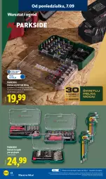 Gazetka promocyjna Lidl - Gazetka ważna od 07.09. do 12.09. - Gazetka - ważna od 12.09 do 12.09.2026 - strona 26 - produkty: Parkside, Regał, Zestaw wierteł, Zestaw narzędzi, Ogród