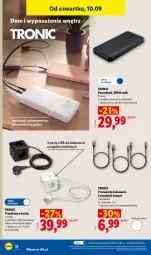 Gazetka promocyjna Lidl - Gazetka ważna od 07.09. do 12.09. - Gazetka - ważna od 12.09 do 12.09.2026 - strona 44 - produkty: Por, Przewód, Klej, Tran, Powerbank, Mobil