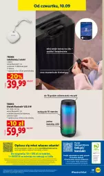 Gazetka promocyjna Lidl - Gazetka ważna od 07.09. do 12.09. - Gazetka - ważna od 12.09 do 12.09.2026 - strona 45 - produkty: Piec, Por, Gra, Przewód, Papier, Głośnik, Portal, Laur, Głośnik bluetooth, Mola