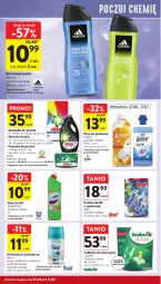 Gazetka promocyjna Intermarche - Gazetka Intermarche - Gazetka - ważna od 03.07 do 03.07.2024 - strona 32 - produkty: Płyn do prania, Ludwik, Domestos, Bref, Tablet, Proszek do prania, Adidas, Płyn do płukania, Odświeżacz powietrza, Kostka do wc, Płyn do wc, Zmywarki, Ariel, Kapsułki do prania, Tabletki do zmywarki, Lenor