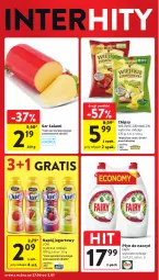 Gazetka promocyjna Intermarche - Gazetka Intermarche - Gazetka - ważna od 03.07 do 03.07.2024 - strona 4 - produkty: Ser, Gra, Salami, Jogurt, Chipsy, Napój jogurtowy, Fairy, Ser salami, Napój, Fa