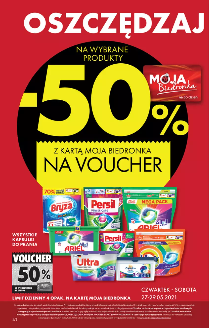 Gazetka promocyjna Biedronka - W tym tygodniu - ważna 27.05 do 02.06.2021 - strona 2 - produkty: Dron, Kapsułki do prania, Por