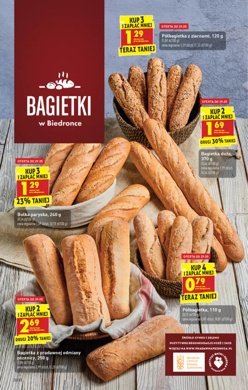 Gazetka promocyjna Biedronka - W tym tygodniu - ważna 27.05 do 02.06.2021 - strona 22 - produkty: Bagietka, Dron, Półbagietka, Tera