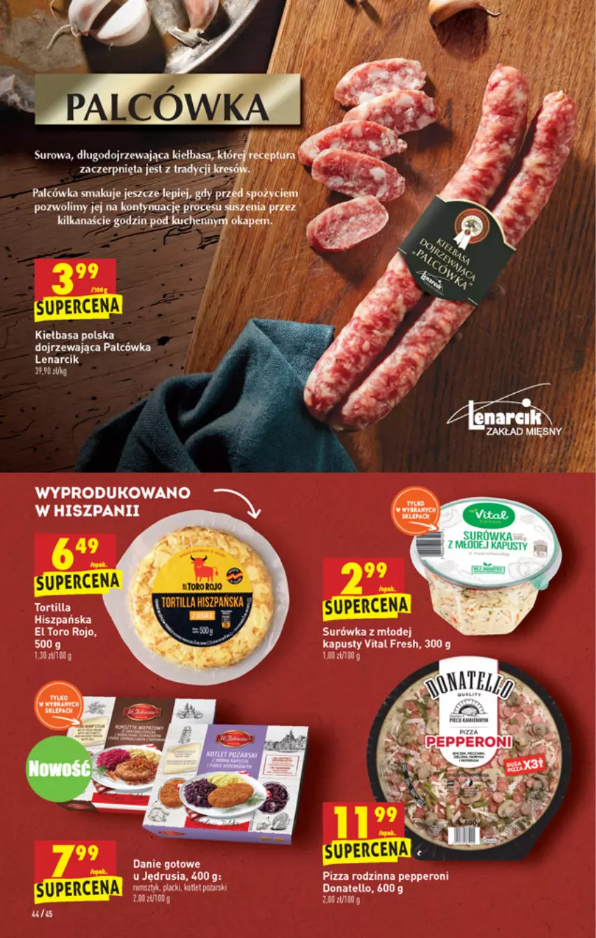 Gazetka promocyjna Biedronka - W tym tygodniu - ważna 27.05 do 02.06.2021 - strona 44 - produkty: Danie gotowe, Kiełbasa, Lack, Pizza, Surówka