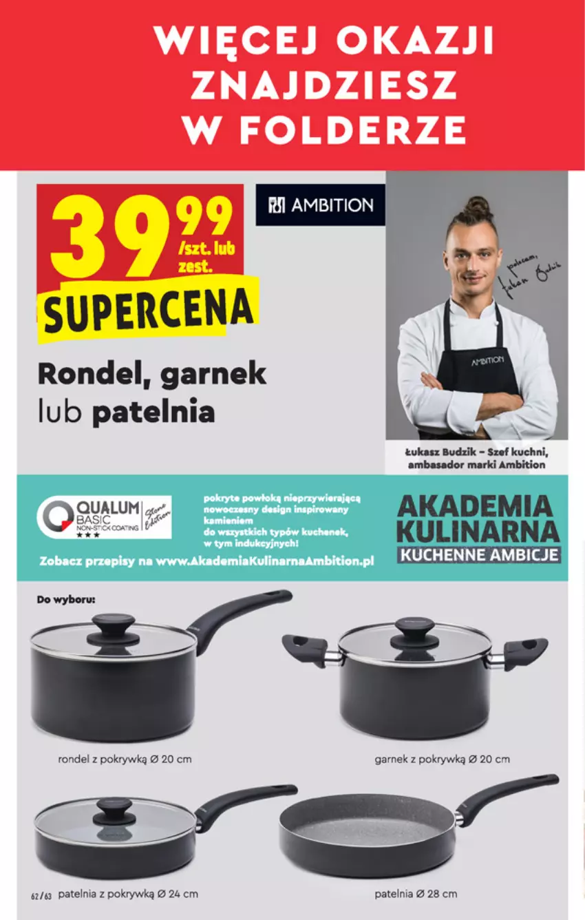 Gazetka promocyjna Biedronka - W tym tygodniu - ważna 27.05 do 02.06.2021 - strona 62 - produkty: Acer, Ambition, BIC, Garnek, Patelnia, Rondel