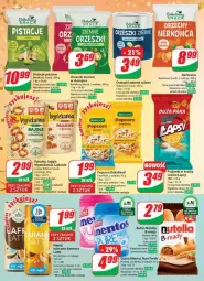 Gazetka promocyjna Dino - Gazetka - ważna od 02.01 do 02.01.2025 - strona 10 - produkty: Pistacje, Lajkonik, Pur, Orzeszki, Bajgle, Popcorn, Mentos, Lorenz, Orzeszki ziemne, Napój, Bakalland