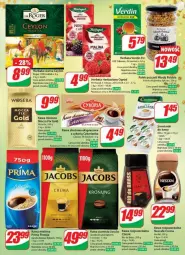 Gazetka promocyjna Dino - Gazetka - ważna od 02.01 do 02.01.2025 - strona 24 - produkty: Kawa rozpuszczalna, Kawa zbożowa, Kawa ziarnista, Kawa mielona, Kawa, Herbata czarna, Prima, Mocca Fix Gold, Jacobs, Woseba, Herbata, Ogród, Herbapol