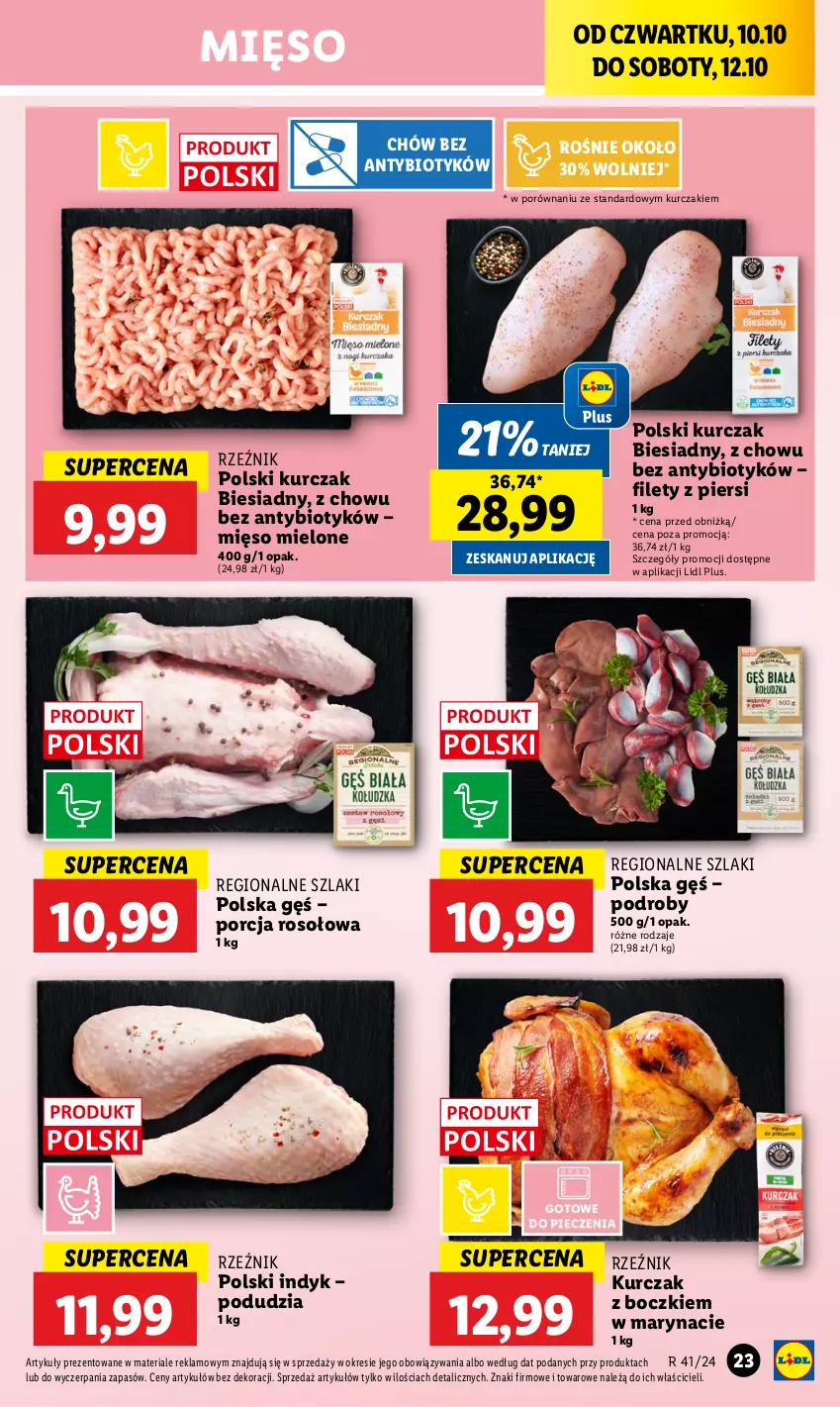 Gazetka promocyjna Lidl - GAZETKA - ważna 10.10 do 12.10.2024 - strona 27 - produkty: Kurczak, Mięso, Mięso mielone, Piec, Por