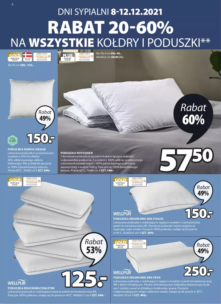 Gazetka promocyjna Jysk - Oferta tygodnia - ważna 08.12 do 23.12.2021 - strona 7 - produkty: LG, Moda, Poduszka, Sok