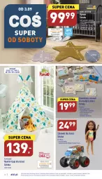 Gazetka promocyjna Aldi - Pełny katalog - Gazetka - ważna od 03.09 do 03.09.2022 - strona 36 - produkty: Układanka, Namiot, Chodzik, Puzzle, Barbie, Monster truck, Dzieci, Klocki, Hot Wheels, Dywan, Traktor