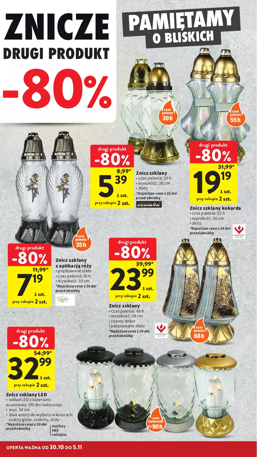 Gazetka promocyjna Intermarche - Gazetka Intermarche - ważna 30.10 do 05.11.2025 - strona 2 - produkty: Bateria, Mięta, Sok, Znicz