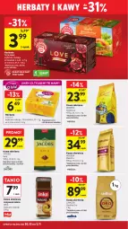 Gazetka promocyjna Intermarche - Gazetka Intermarche - Gazetka - ważna od 05.11 do 05.11.2025 - strona 32 - produkty: Inka, Kawa zbożowa, Kawa ziarnista, Kawa mielona, Kawa, Teekanne, Lavazza, Jacobs, Woseba, Herbata