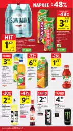Gazetka promocyjna Intermarche - Gazetka Intermarche - Gazetka - ważna od 05.11 do 05.11.2025 - strona 36 - produkty: Sok, Por, Napoje, Lack, Fortuna, Tymbark, Syrop, Woda mineralna, Owoce, Napój niegazowany, Woda, Napój, Cisowianka, Nektar, Hortex