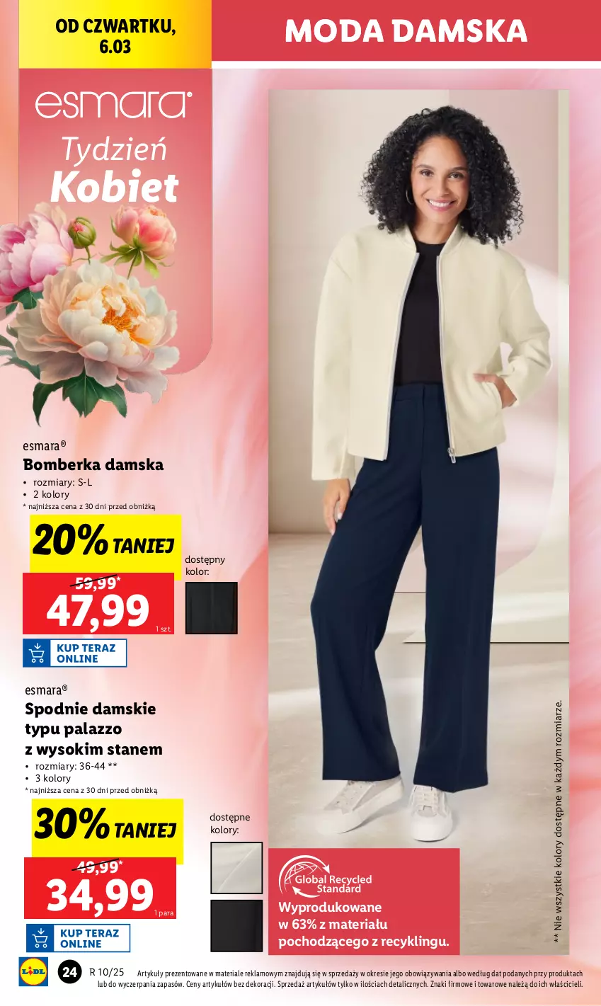 Gazetka promocyjna Lidl - GAZETKA - ważna 03.03 do 08.03.2025 - strona 24 - produkty: Moda, Sok, Spodnie