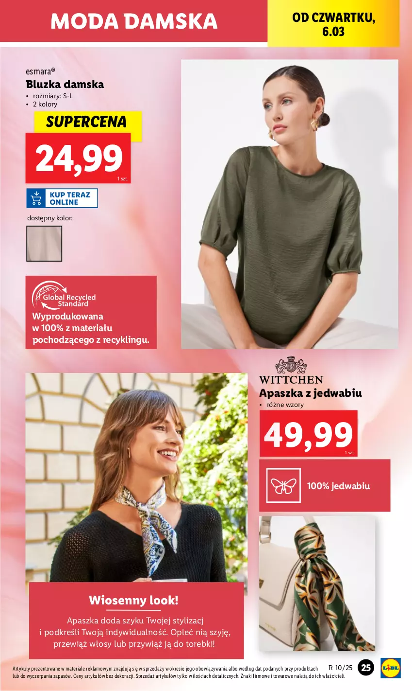 Gazetka promocyjna Lidl - GAZETKA - ważna 03.03 do 08.03.2025 - strona 25 - produkty: Moda