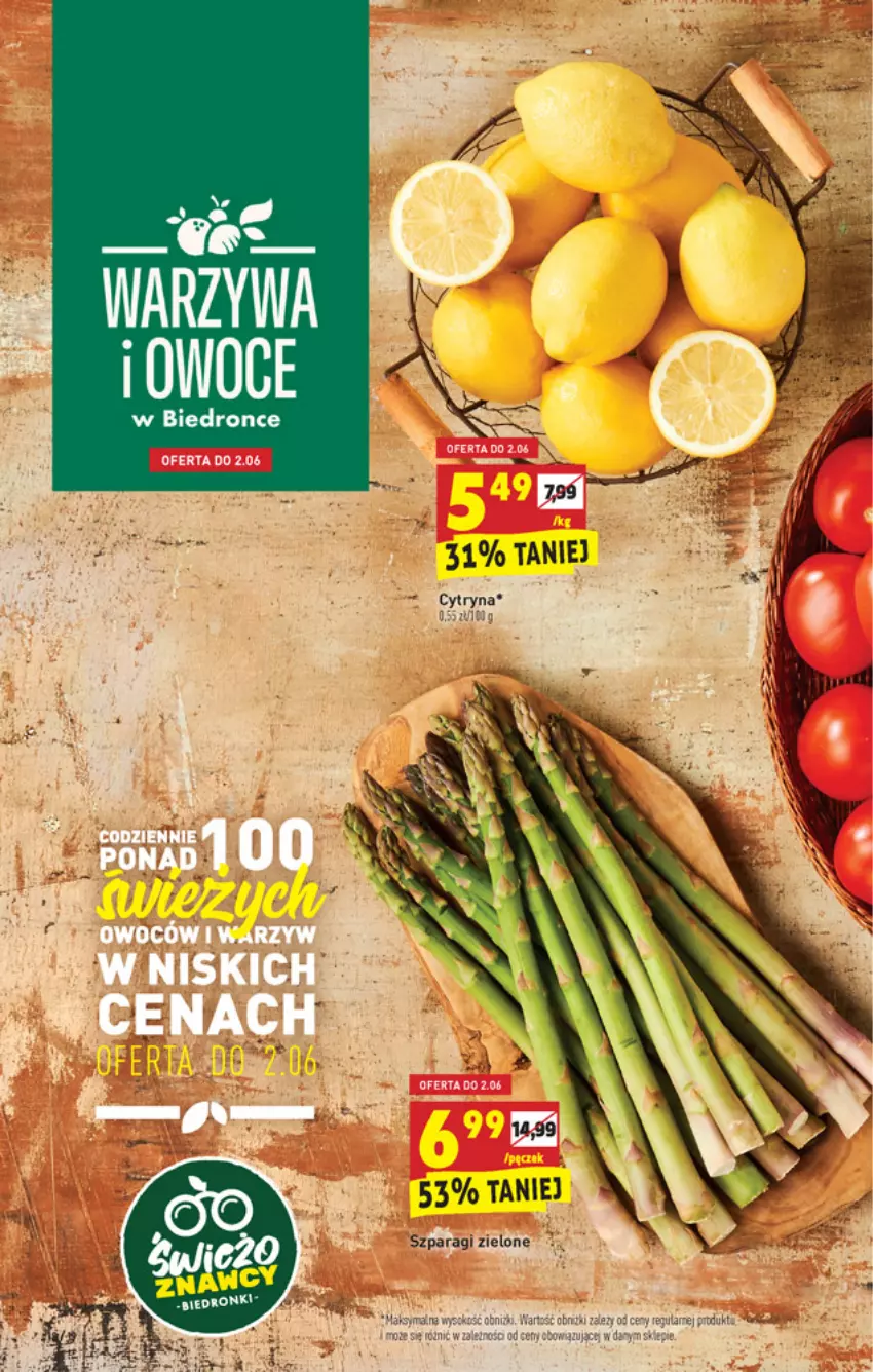 Gazetka promocyjna Biedronka - Długi weekend - ważna 02.06 do 09.06.2021 - strona 18 - produkty: Owoce, Warzywa, Warzywa i owoce