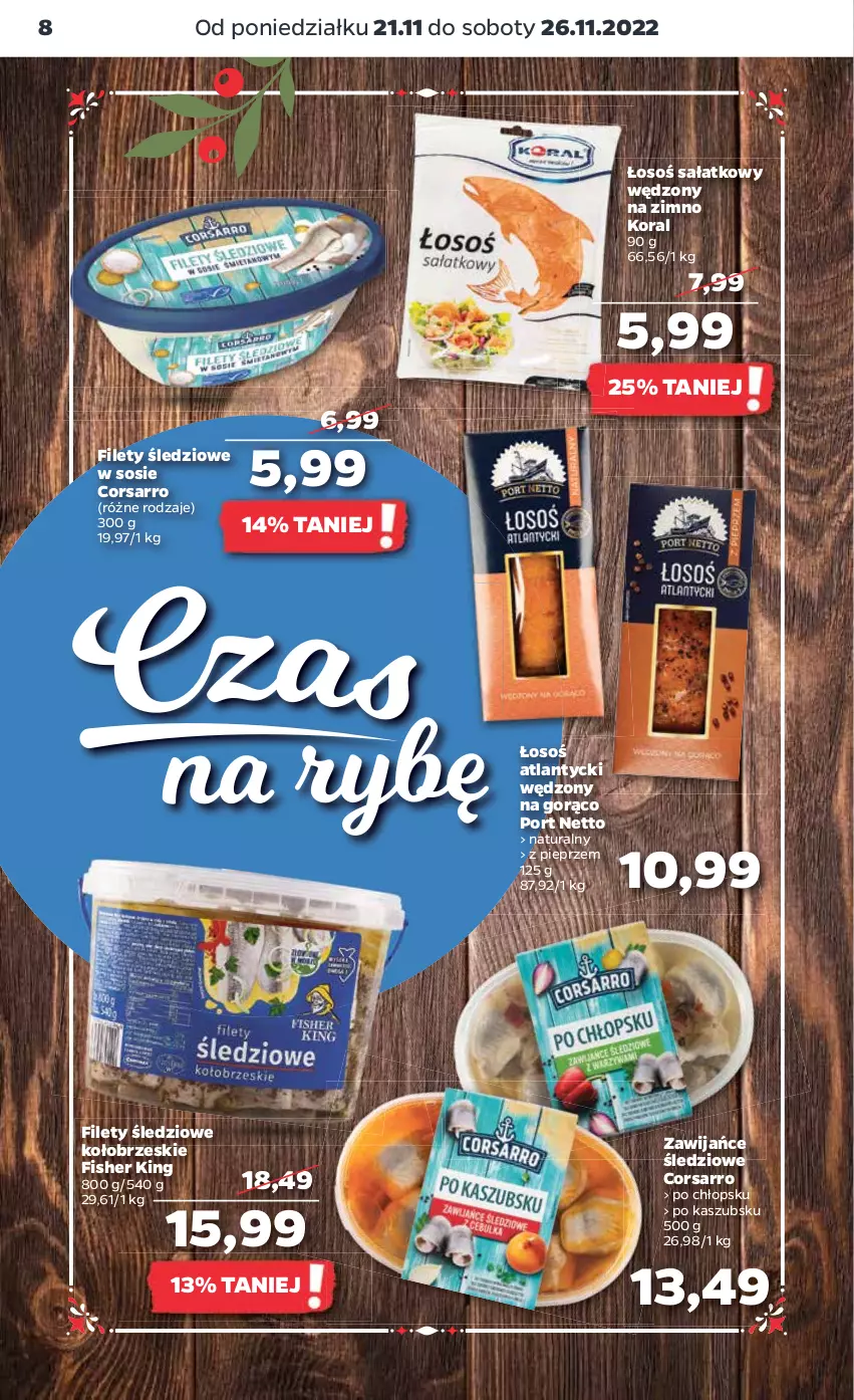 Gazetka promocyjna Netto - Artykuły spożywcze - ważna 21.11 do 26.11.2022 - strona 8 - produkty: Pieprz, Por, Sałat, Sos