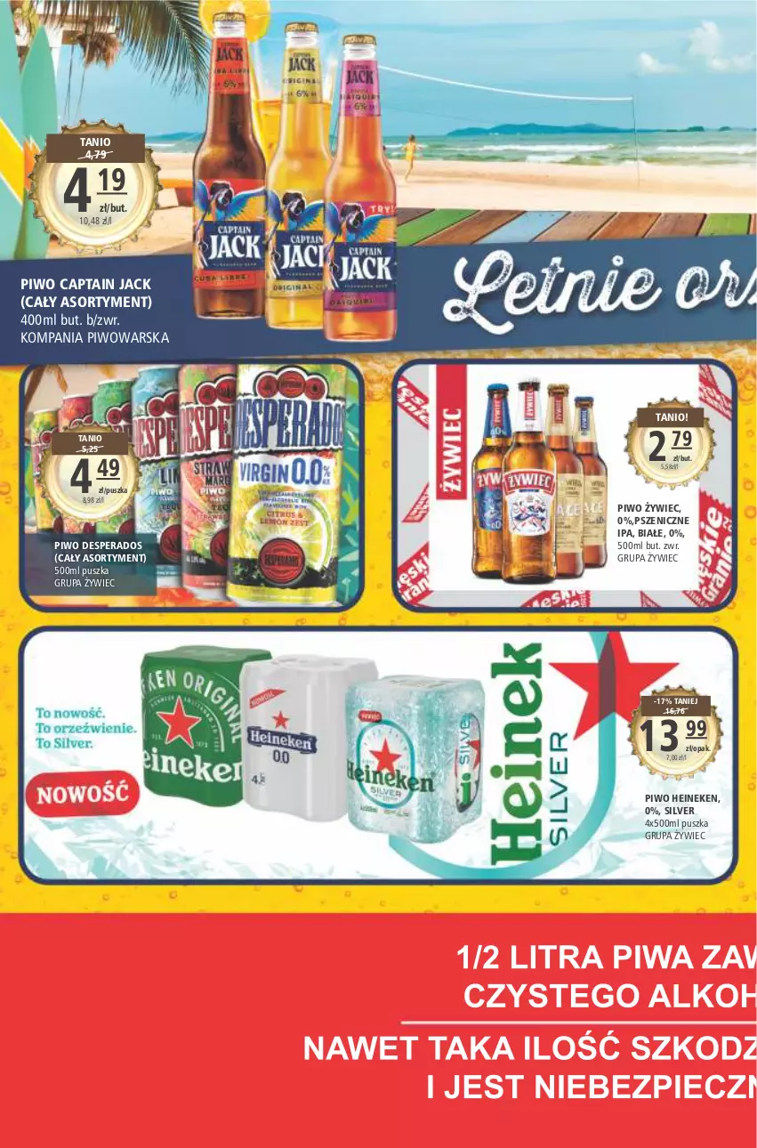 Gazetka promocyjna Arhelan - Gazetka - ważna 03.06 do 12.06.2022 - strona 18 - produkty: Captain Jack, Desperados, Heineken, Piwo