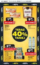 Gazetka promocyjna Netto - Artykuły spożywcze - Gazetka - ważna od 04.05 do 04.05.2024 - strona 26 - produkty: Ser, Herbatniki Petit Beurre, Jutrzenka, Worki na śmieci, Tera, Herbatniki, Worki na śmiec, Woda mineralna, Woda, Cisowianka