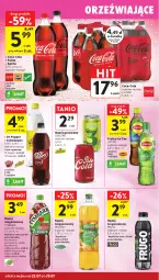 Gazetka promocyjna Intermarche - Gazetka Intermarche - Gazetka - ważna od 29.07 do 29.07.2026 - strona 28 - produkty: Ice tea, Coca-Cola, Schweppes, Hellena, Lipton, Napój gazowany, Tymbark, Fanta, Napój niegazowany, Sprite, Mango, Napój, Mięta, Fa