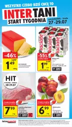 Gazetka promocyjna Intermarche - Gazetka Intermarche - Gazetka - ważna od 29.07 do 29.07.2026 - strona 40 - produkty: Ser, Nektarynka, Edam, Nektar, Mleko
