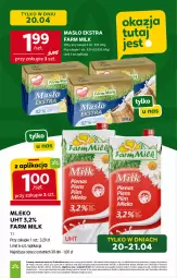 Gazetka promocyjna Stokrotka - Supermarket - Gazetka - ważna od 22.04 do 22.04.2026 - strona 6 - produkty: Farm Milk, Masło, Mleko, HP, Fa