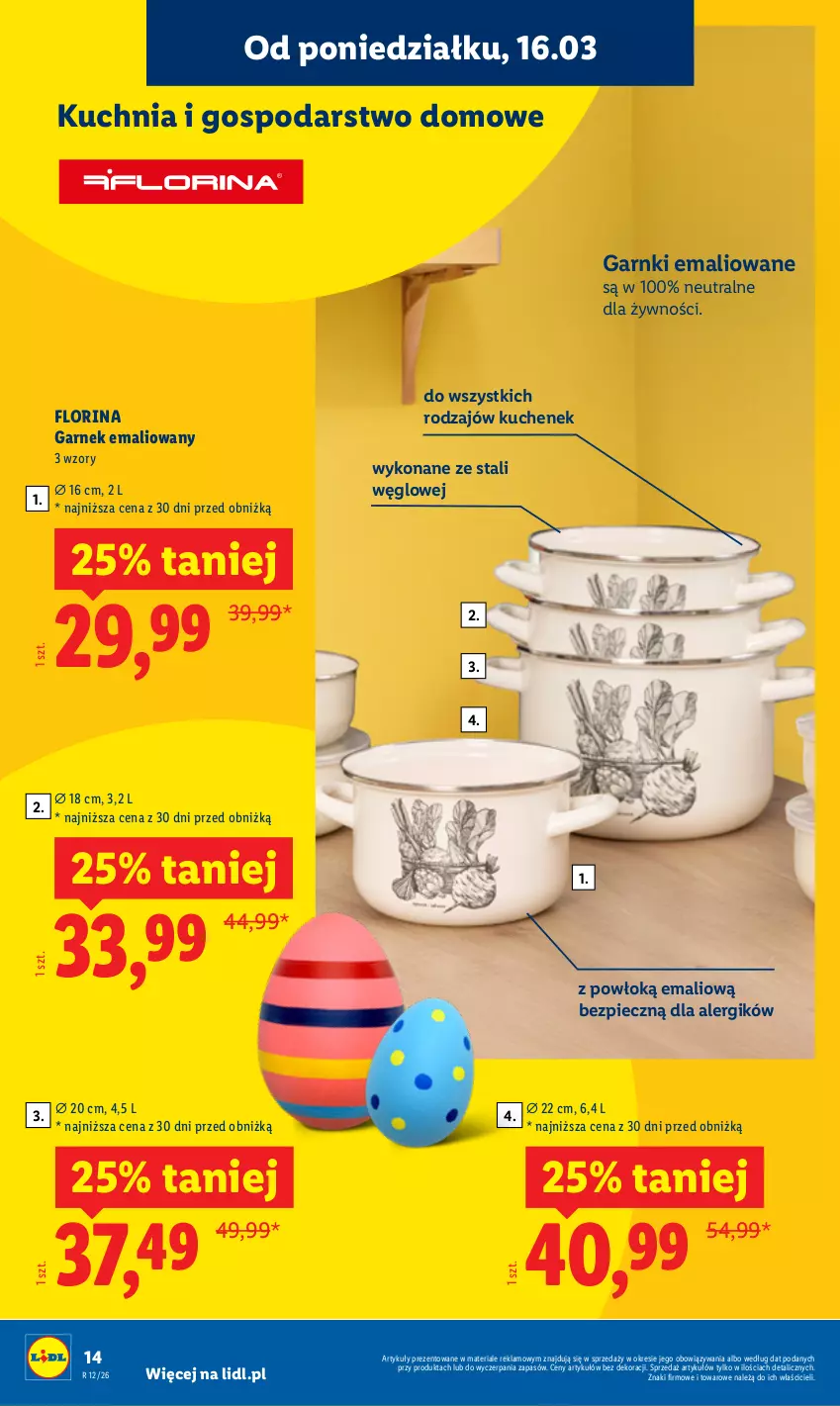 Gazetka promocyjna Lidl - Oferta ważna od 16.03 - ważna 16.03 do 21.03.2026 - strona 16 - produkty: Garnek, Kuchnia, Piec