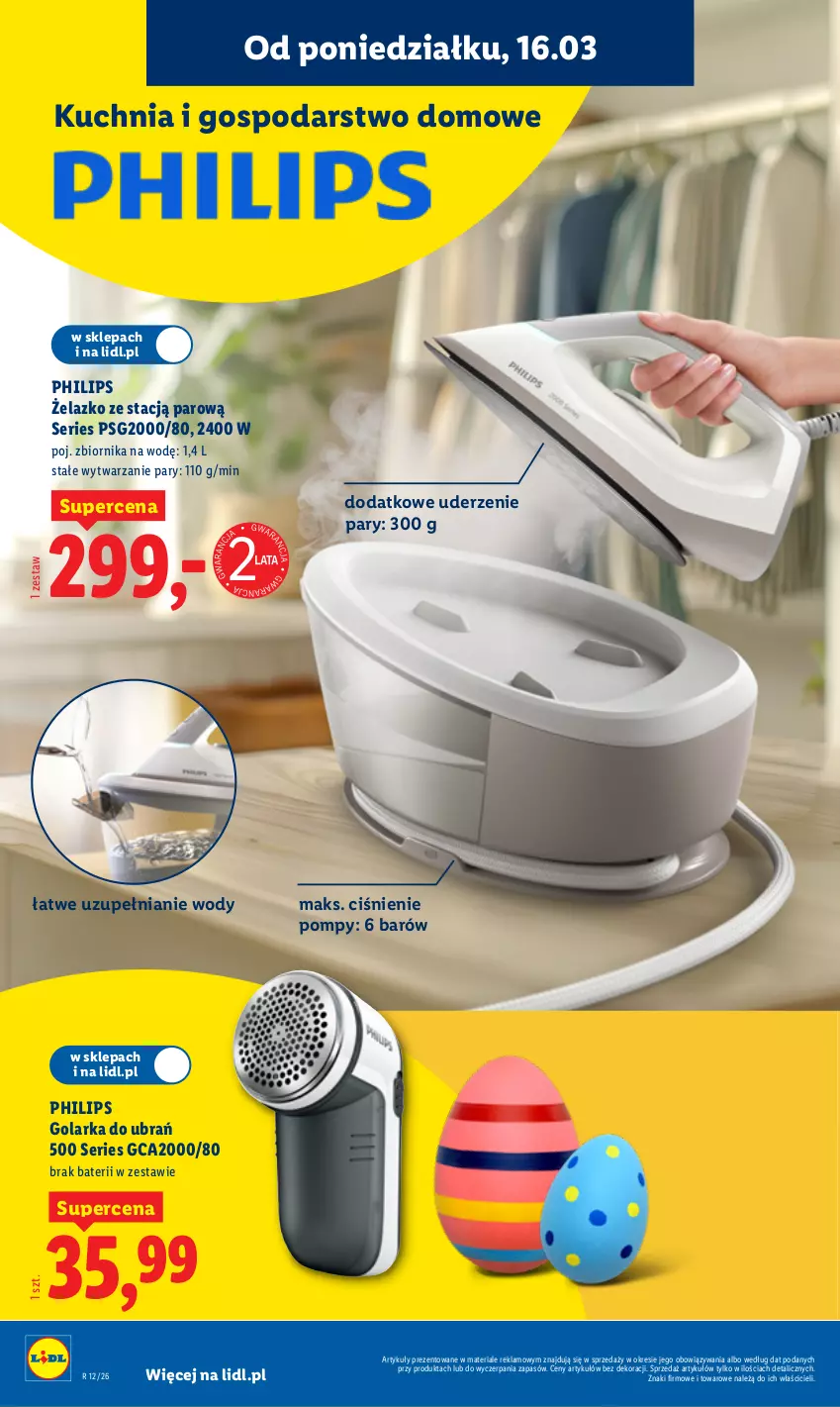 Gazetka promocyjna Lidl - Oferta ważna od 16.03 - ważna 16.03 do 21.03.2026 - strona 22 - produkty: Golarka, Kuchnia, Philips, Ser