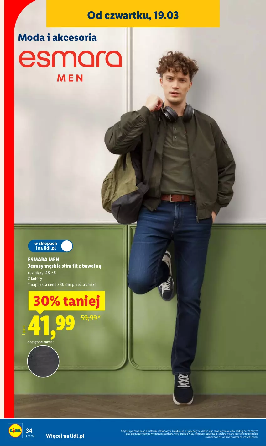 Gazetka promocyjna Lidl - Oferta ważna od 16.03 - ważna 16.03 do 21.03.2026 - strona 42 - produkty: Moda