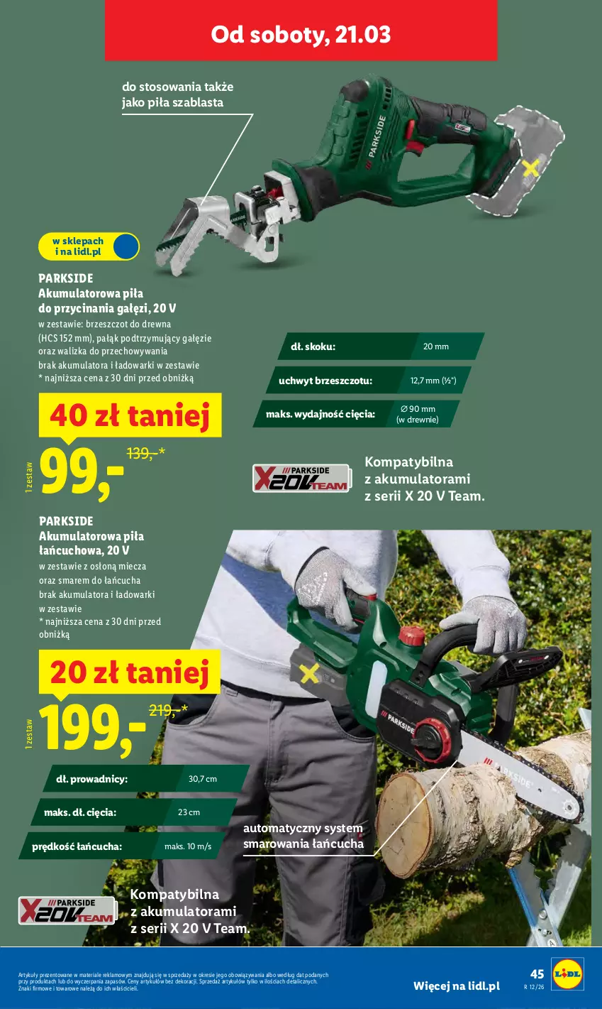 Gazetka promocyjna Lidl - Oferta ważna od 16.03 - ważna 16.03 do 21.03.2026 - strona 53 - produkty: Akumulator, Miecz, Parkside, Ser, Walizka