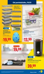 Gazetka promocyjna Lidl - Oferta ważna od 16.03 - Gazetka - ważna od 21.03 do 21.03.2026 - strona 17 - produkty: Silvercrest, Młynek do kawy, Por, Młynek, Organizer, Pojemnik
