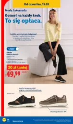 Gazetka promocyjna Lidl - Oferta ważna od 16.03 - Gazetka - ważna od 21.03 do 21.03.2026 - strona 40 - produkty: Por, Sneakersy, Buty, Sport, Moda