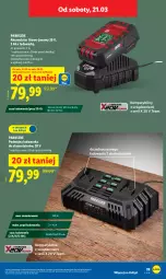 Gazetka promocyjna Lidl - Oferta ważna od 16.03 - Gazetka - ważna od 21.03 do 21.03.2026 - strona 47 - produkty: Parkside, Ser, Warka, Akumulator