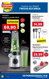 Gazetka promocyjna Lidl - GAZETKA - Gazetka - ważna od 17.10 do 17.10.2021 - strona 12 - produkty: Por, Blender, Tłuczek, Jogurt, Kuchnia, Smoothie, Bateria, Waga