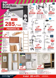 Gazetka promocyjna Leroy Merlin - Dni bohatera domu - Gazetka - ważna od 21.09 do 21.09.2021 - strona 2 - produkty: Kompakt WC, Bateria umywalkowa, Sok, Ser, Inka, Papier, Mata łazienkowa, Kolumna natryskowa, Szafka pod umywalkę, Stojak, Słupek, Termos, Kosz, Klej, Deska wolnoopadająca, Tran, Lack, Szafka, Półka, Półka łazienkowa, Mydelniczka, Bateria, Brodzik, Umywalka, Dozownik, Grohe, Drzwi, Lustro, Pokrywa, Dozownik mydła, Miska, Fa