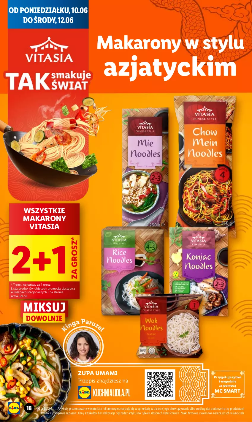 Gazetka promocyjna Lidl - GAZETKA - ważna 10.06 do 12.06.2024 - strona 22 - produkty: Makaron, Zupa